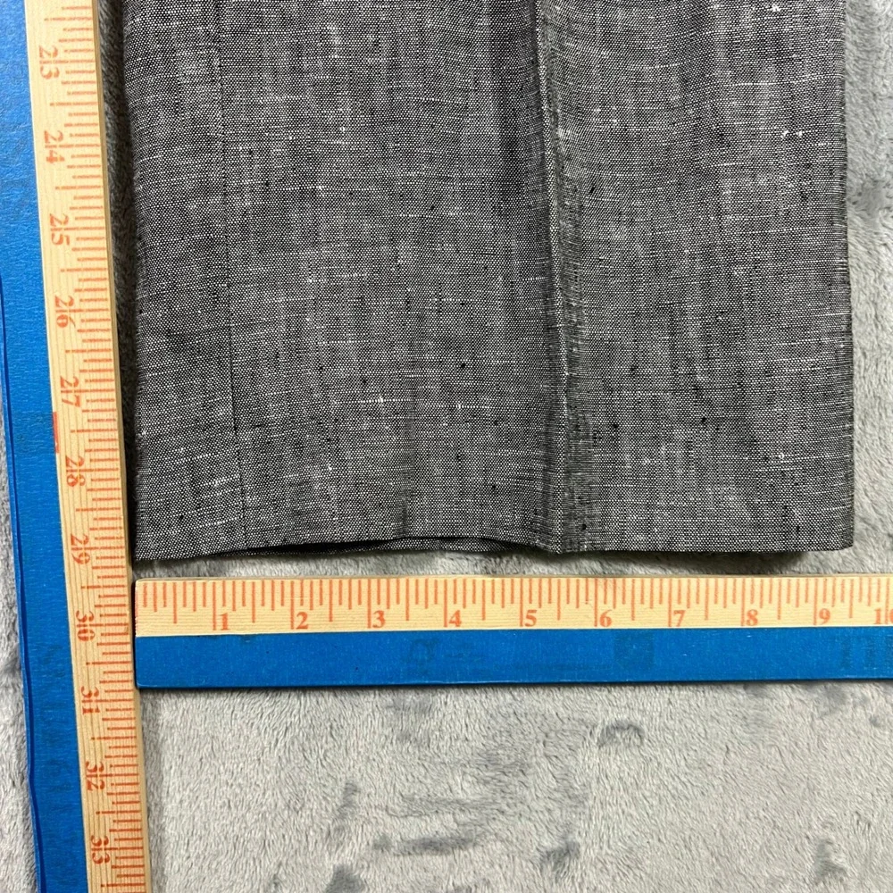 BANANA‎ REPUBLIC Jackson Fit Pants Womens 6 Grey Good 100 Linen Summer 2011